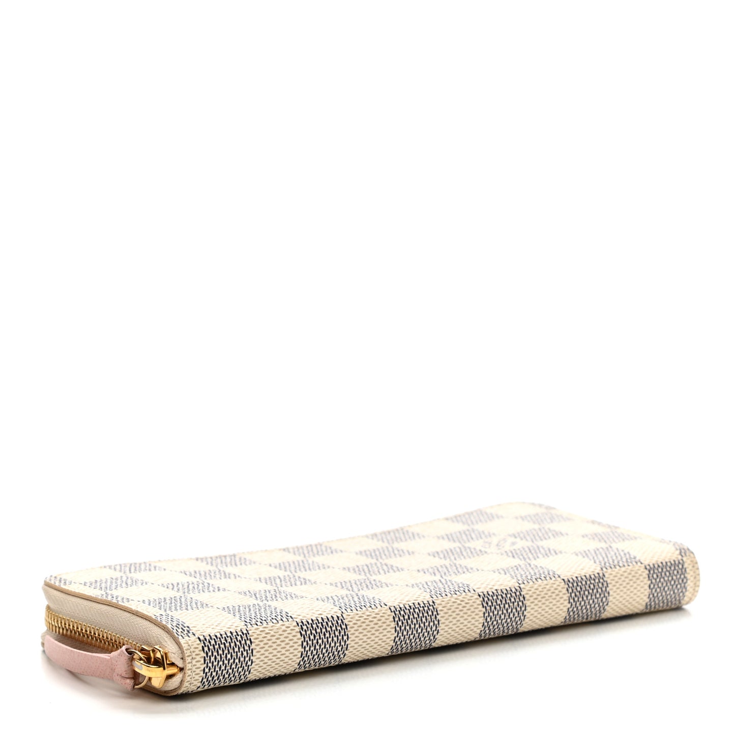 Damier Azur Clemence Wallet Rose Ballerine