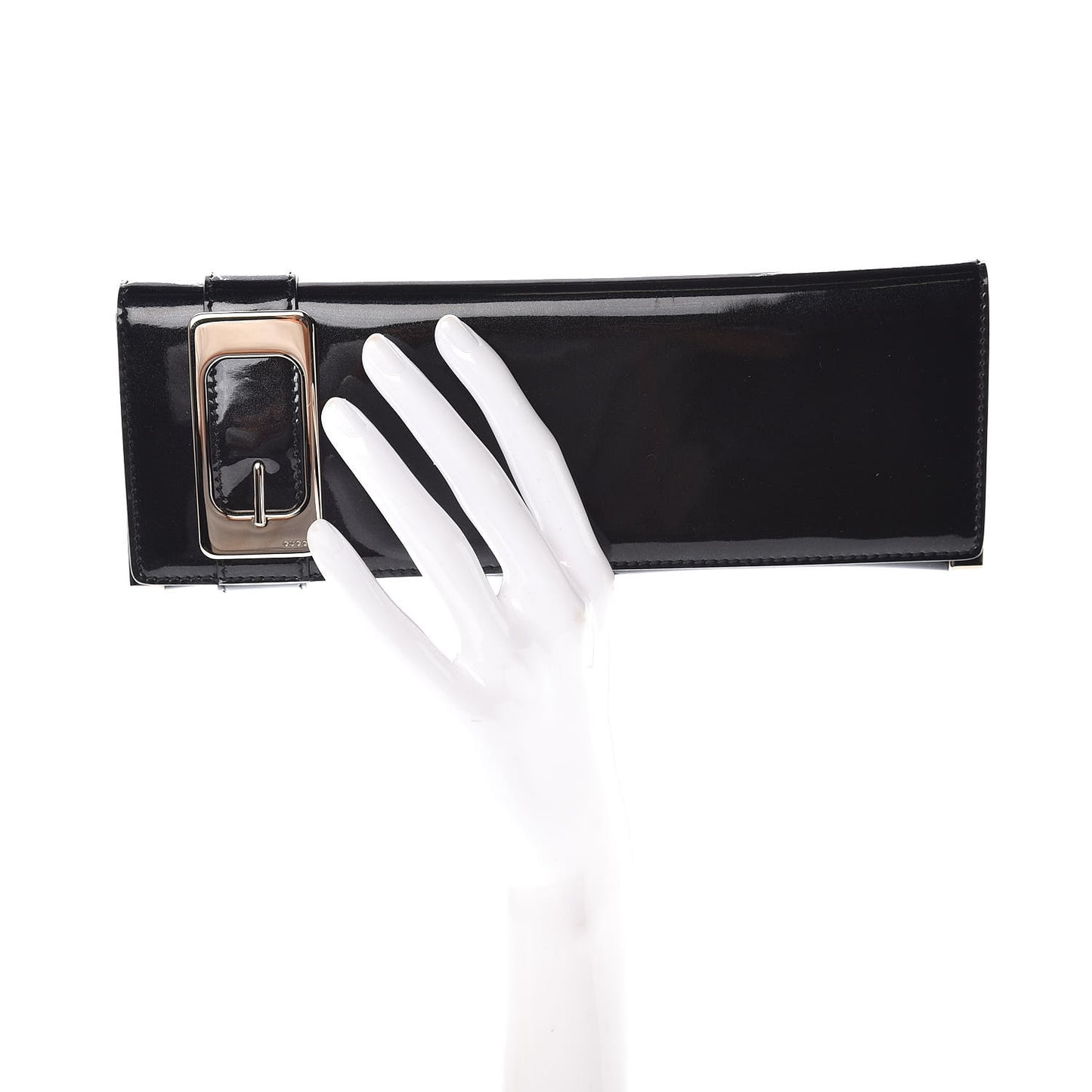 Patent Romy Clutch Black