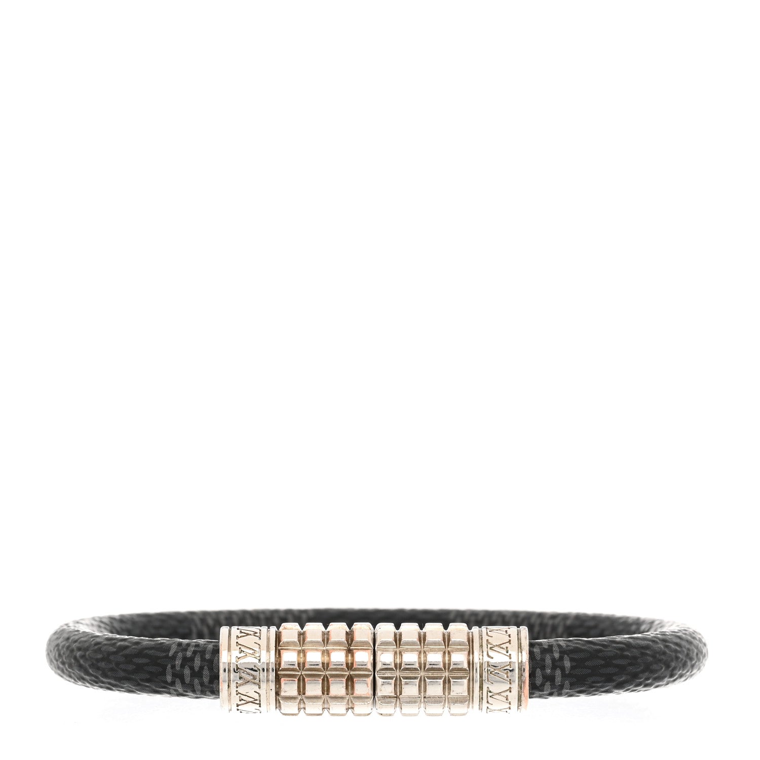 Louis Vuitton Damier Graphite Digit Bracelet 19 1 of 5