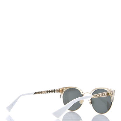 Christian Dior Diorama Mini Sunglasses Gold 4 of 8