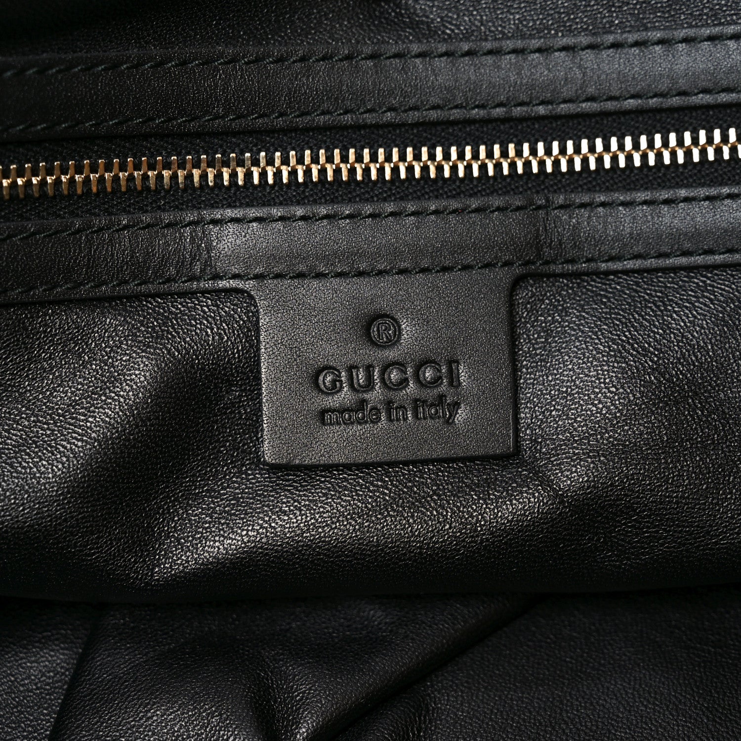 Gucci Calf Hair Zebra Print Medium Craft Tote Black 6 of 11