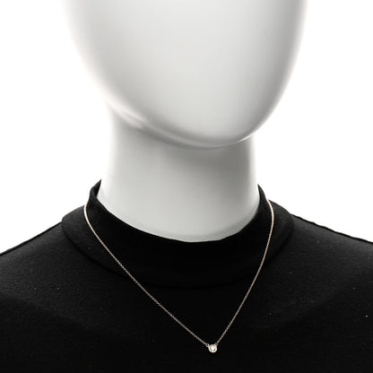 Tiffany 18K Rose Gold Diamond .17ct Elsa Peretti Diamonds by the Yard Pendant Necklace 2 of 4
