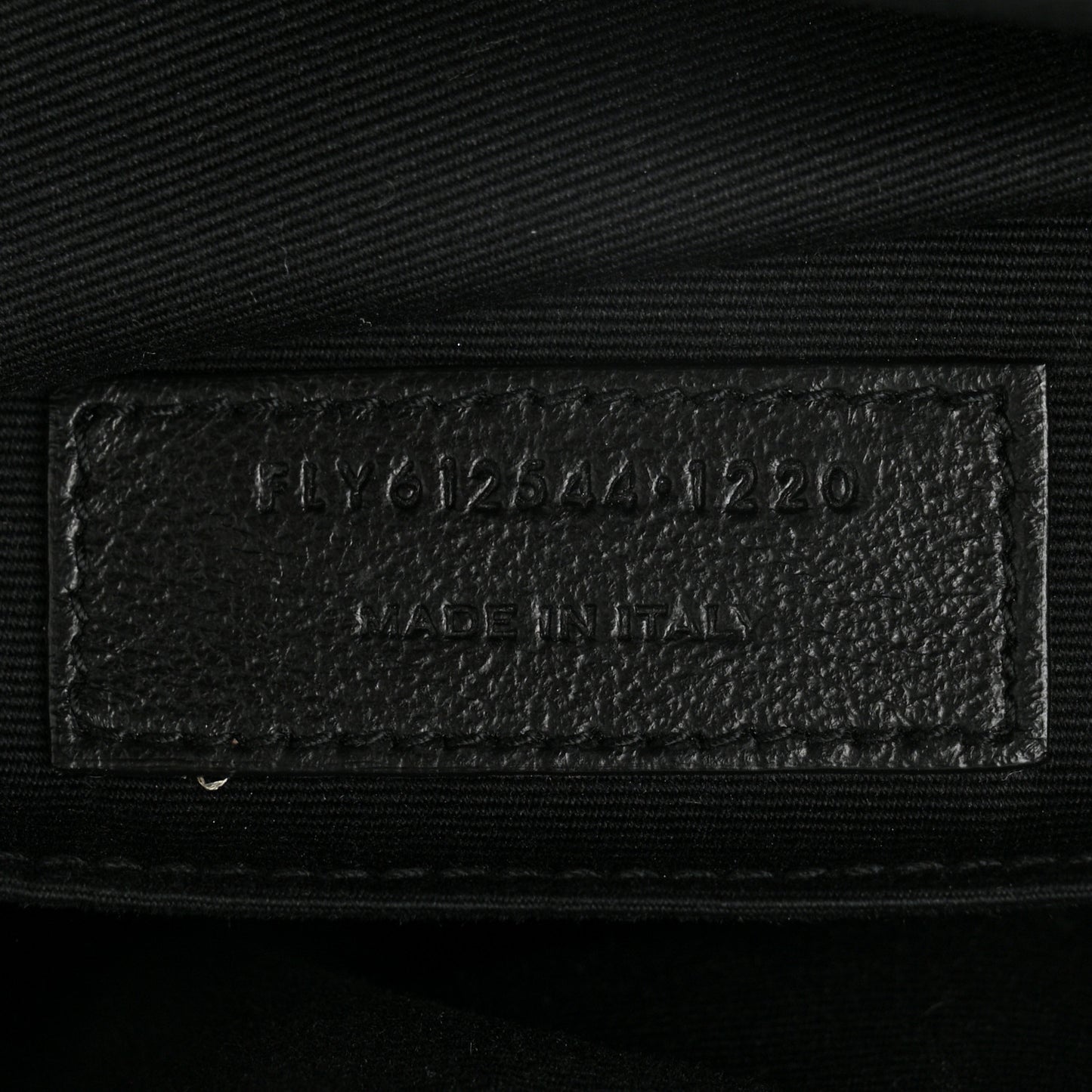 Calfskin Matelasse Monogram Monochrome Lou Camera Bag Black
