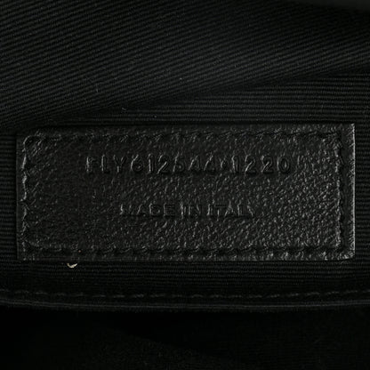 Saint Laurent Calfskin Matelasse Monogram Monochrome Lou Camera Bag Black 7 of 13