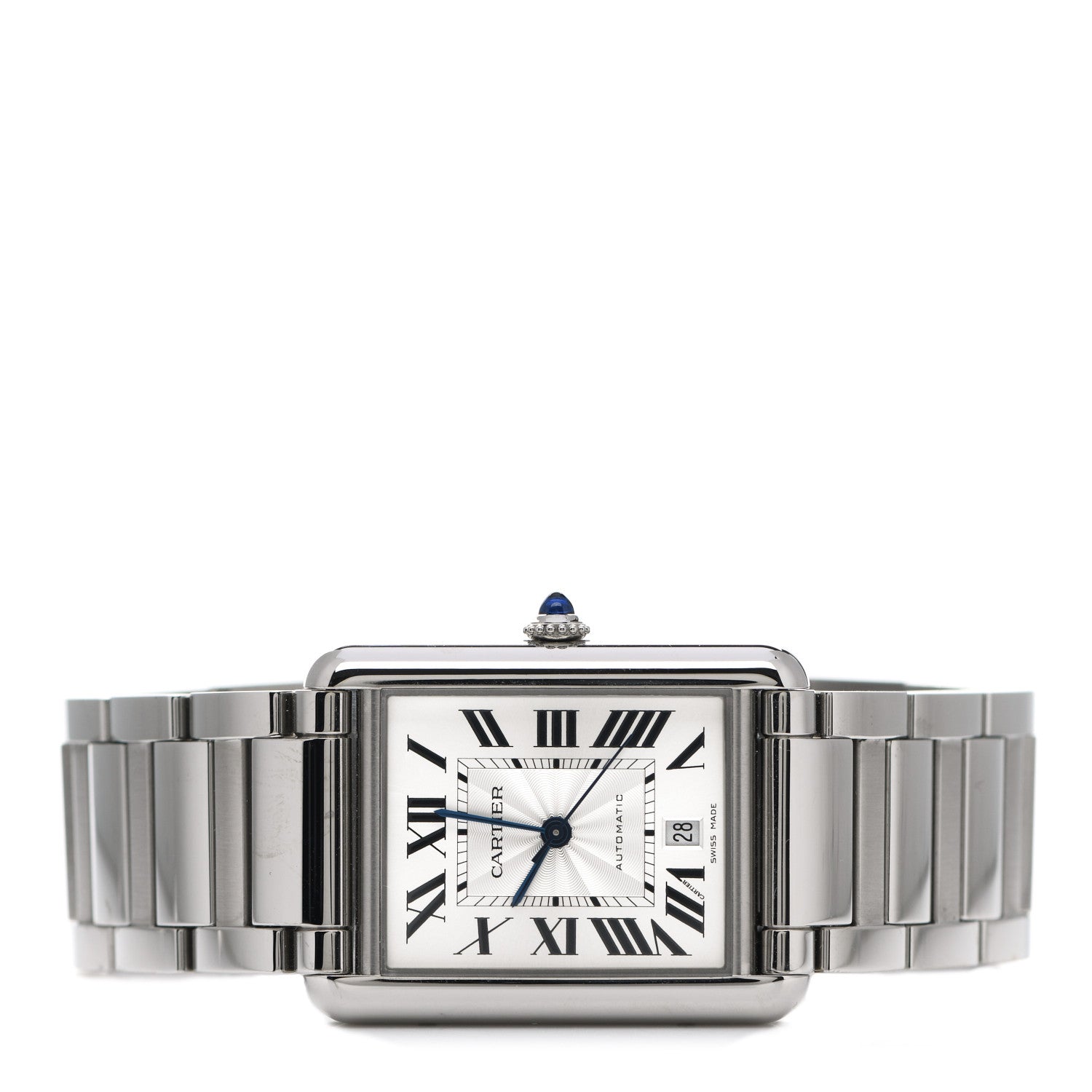Cartier Stainless Steel 31mm Tank Must Automatic Watch 2 of 5