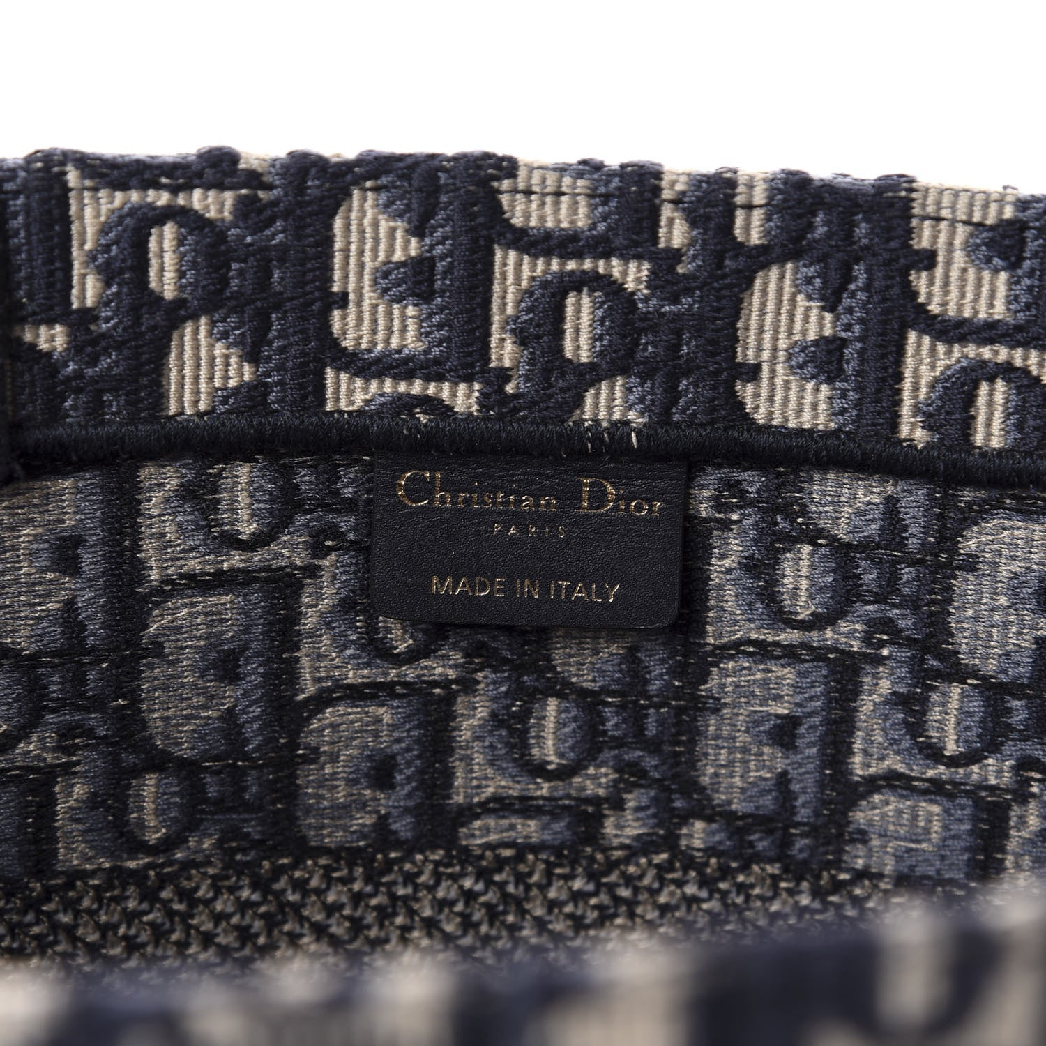 Christian Dior Oblique Medium Book Tote Blue Multicolor 8 of 10