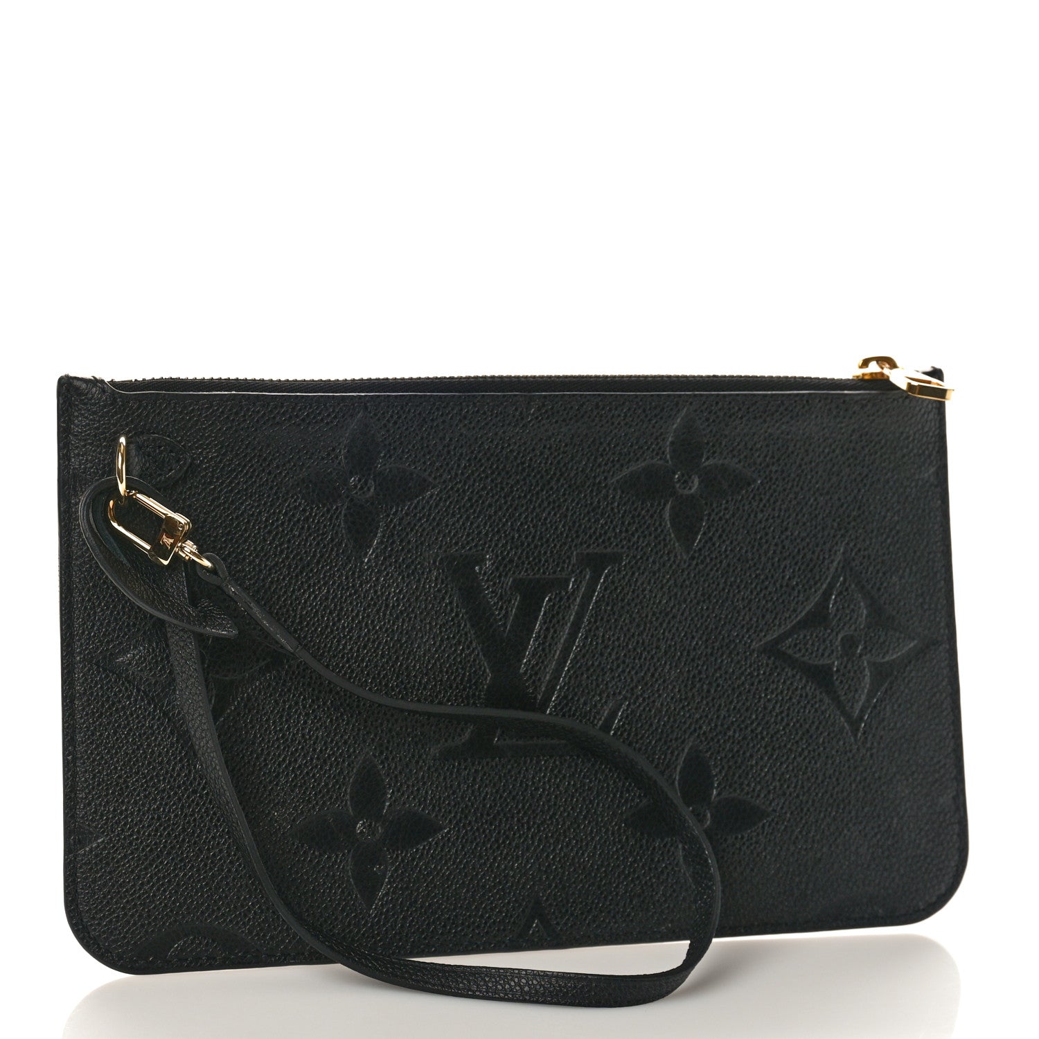 Louis Vuitton LOUIS VUITTON Empreinte Monogram Giant Neverfull MM Pochette Black 4 of 9