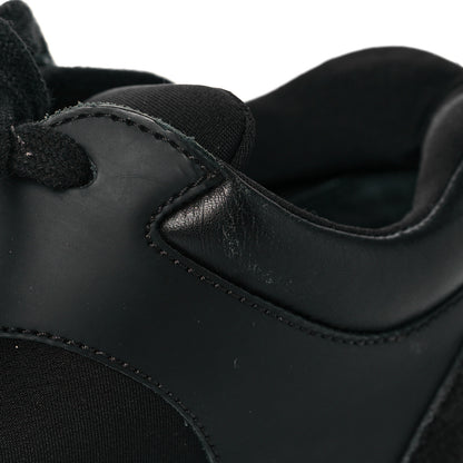 Chanel Fabric Calfskin Suede CC Sneakers 38 Black 14 of 14