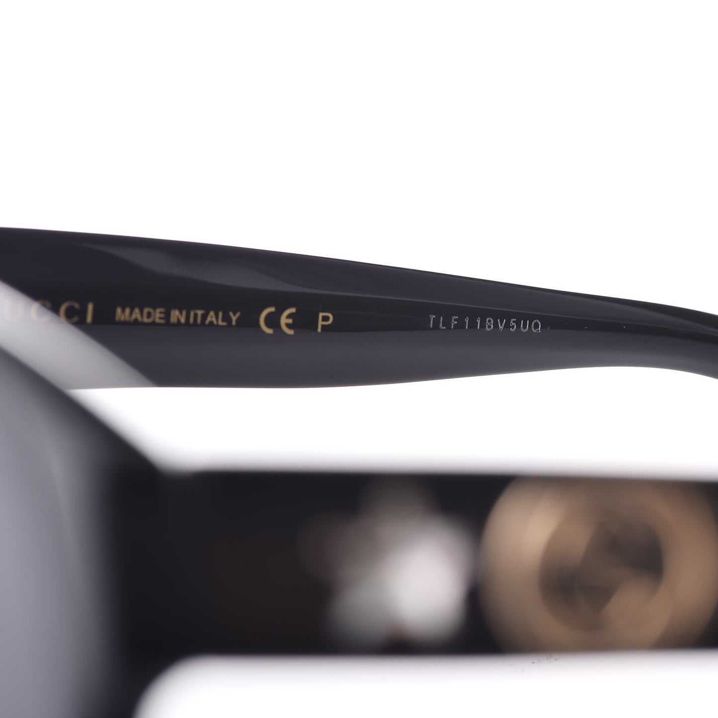 Round Frame Star Sunglasses GG0208S Black