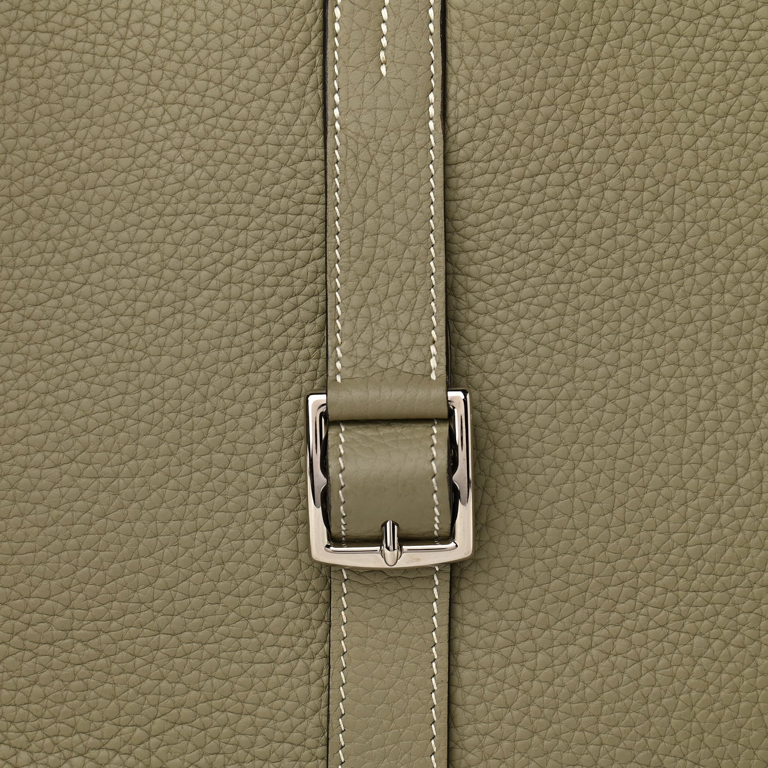 Hermes Taurillon Clemence Halzan 31 GM Sauge 7 of 11