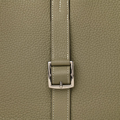 Hermes Taurillon Clemence Halzan 31 GM Sauge 7 of 11