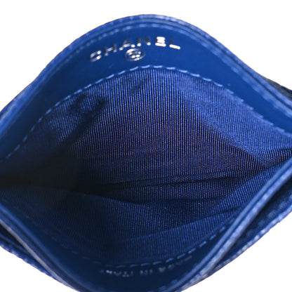 Chanel Caviar Quilted Incognito Card Holder Blue 5 of 11