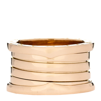 Bulgari 18K Yellow Gold B.Zero1 Four-Band Ring 53 6.5 3 of 6