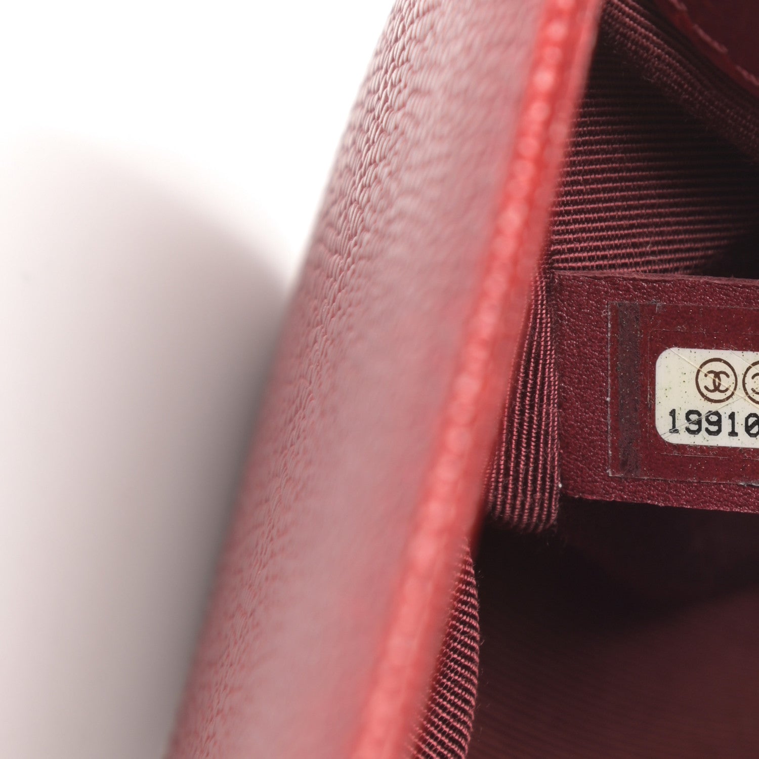 Chanel Caviar Quilted Small Boy Flap Dark Red 7 of 11