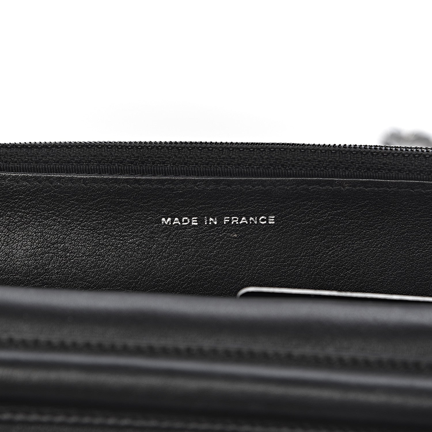 Chanel Patent Quilted Wallet On Chain WOC Black 7 of 14