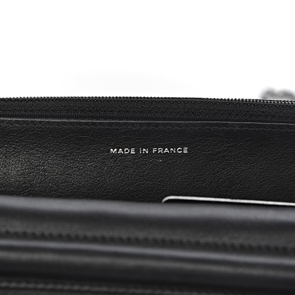 Chanel Patent Quilted Wallet On Chain WOC Black 7 of 14