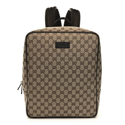 Gucci Monogram Travel Backpack Dark Brown 1 of 10