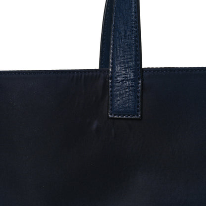 Fendi Nylon Vitello Elite Monster Eyes Tote Blue Scuro White Multicolor 16 of 19