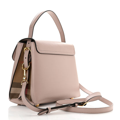 Burberry Derby Calfskin House Check Small Camberley Pale Orchid 3 of 14