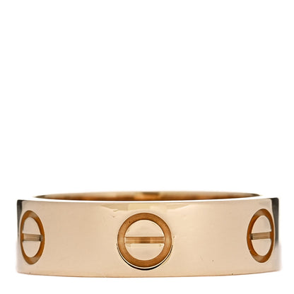 Cartier 18K Yellow Gold 5.5mm LOVE Ring 54 6.75 3 of 5