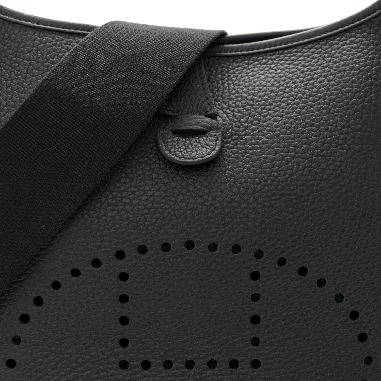Hermes Taurillon Clemence Evelyne III PM Black 8 of 10