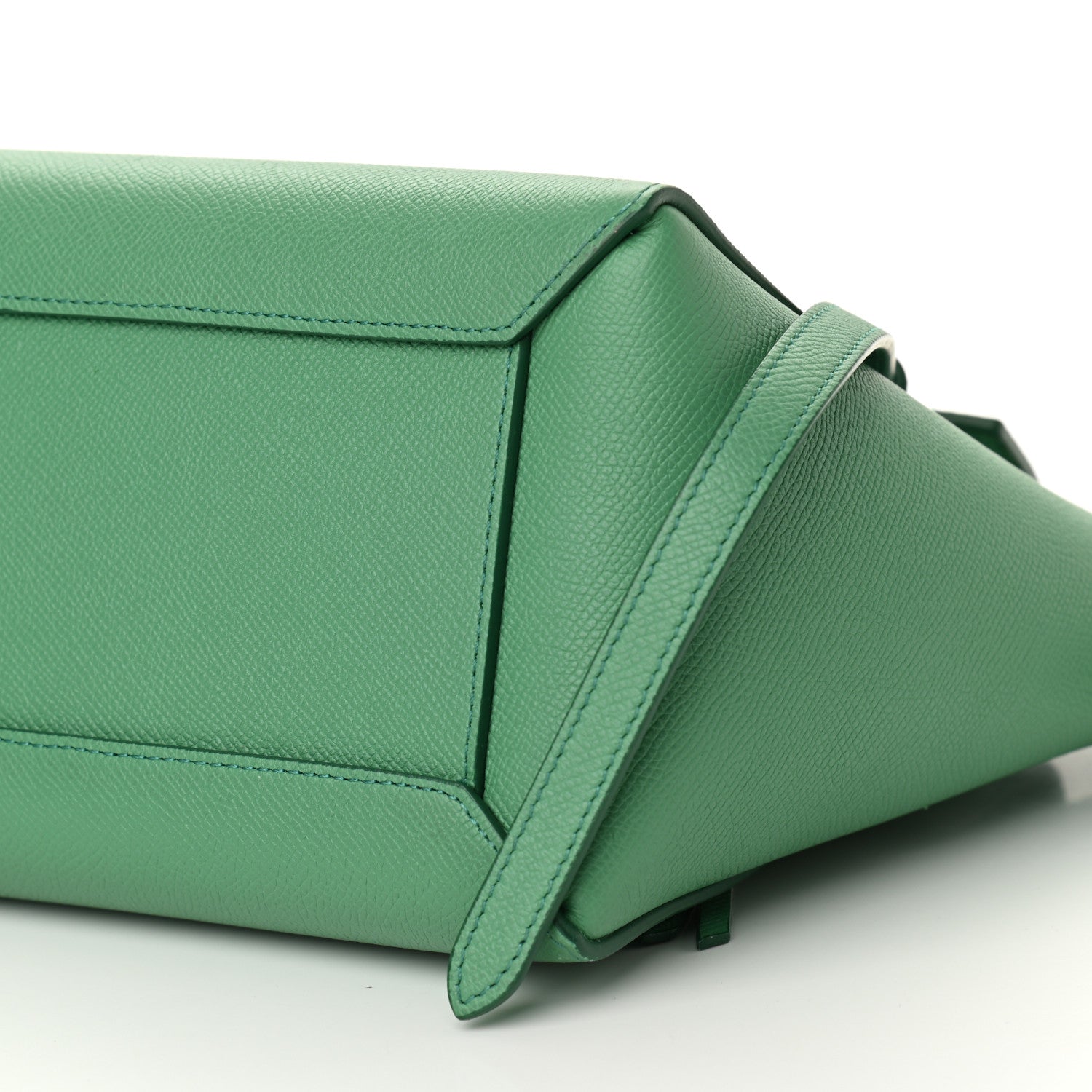Celine Grained Calfskin Micro Belt Bag Pop Green 10 of 10