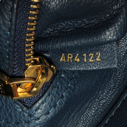 Louis Vuitton Ostrich Python Majestueux Tote PM Blue 7 of 7