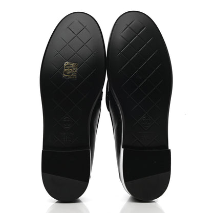 Chanel Lambskin Quilted CC Turnlock Loafers 39.5 Black 7 of 9