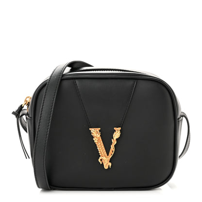 Versace Nappa Virtus Camera Bag Black 1 of 11