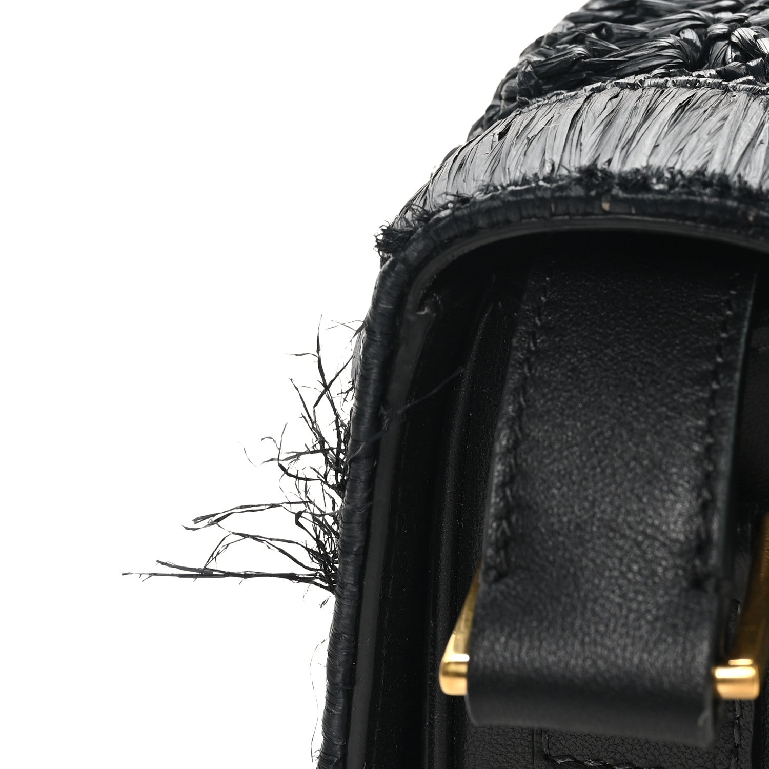 Valentino Garavani Raffia Braided Supervee Crossbody Bag Black 10 of 10