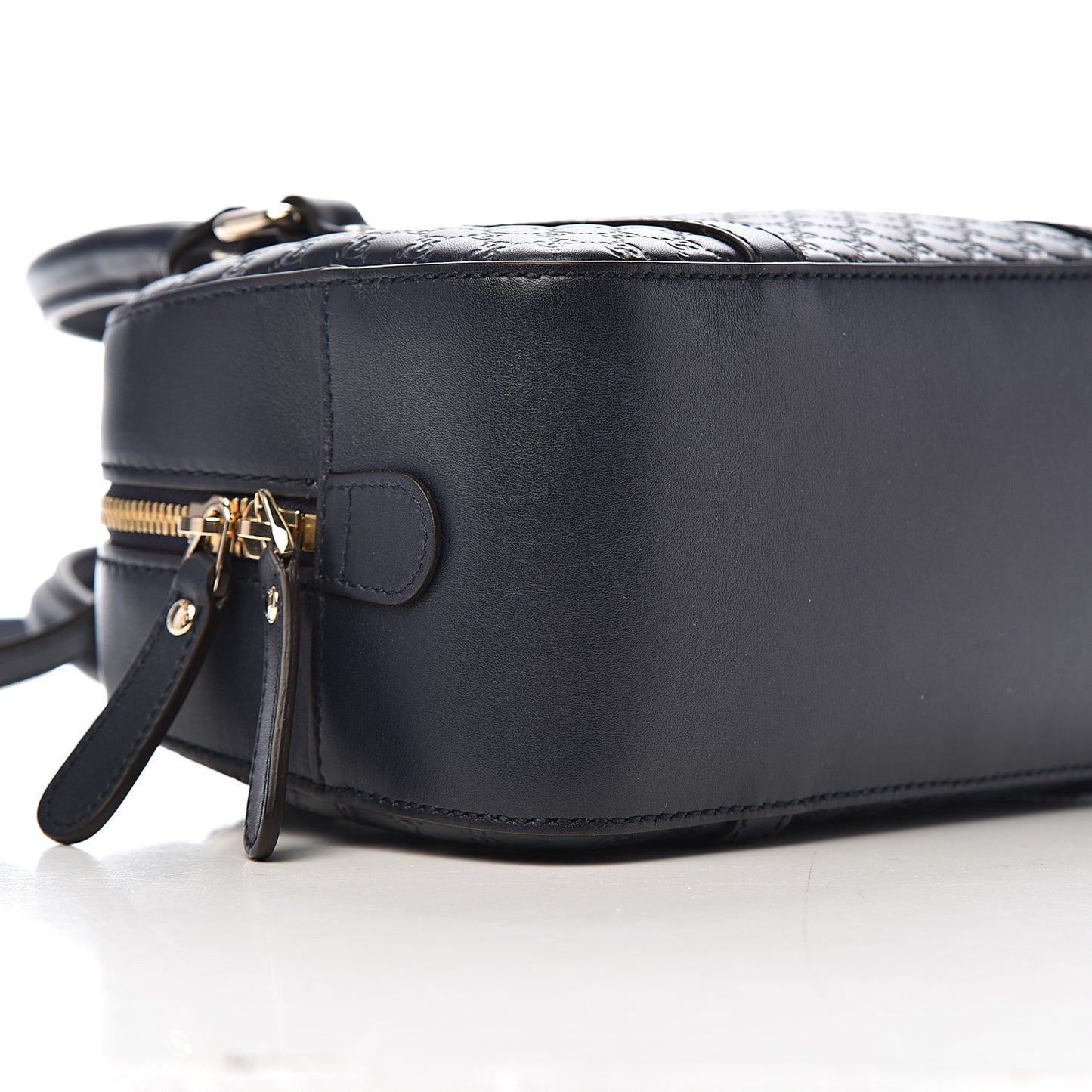 Soft Microguccissima Small Crossbody Bag Blue