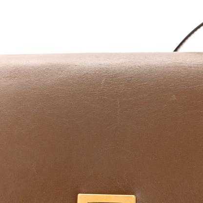 Celine Box Calfskin Medium Classic Box Flap Bag Camel 13 of 22