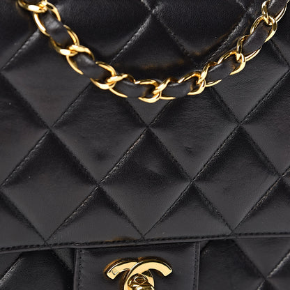 Chanel Lambskin Quilted Medium Single Flap Black 14 of 15