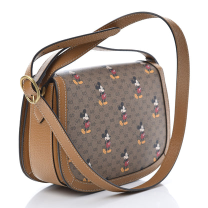 Gucci X DISNEY Mini Vintage GG Supreme Monogram Mickey Mouse Small Flap Messenger Bag Beige Vintage Sun Oil 3 of 13