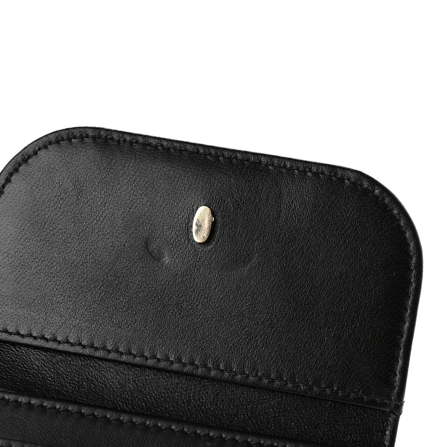 Chanel Lambskin Quilted Flap Card Holder Black 7 of 10