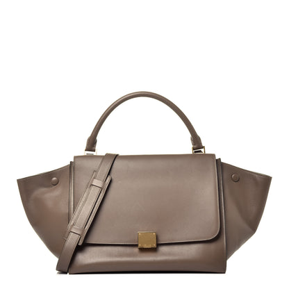 Celine Smooth Calfskin Medium Trapeze Souris 1 of 9