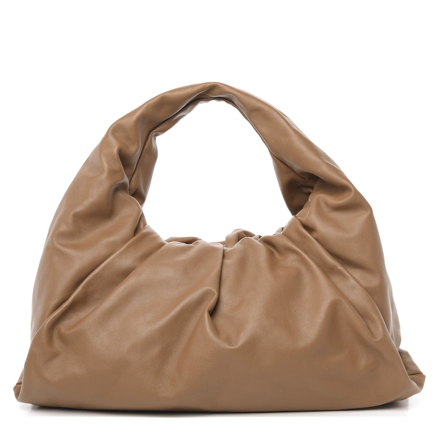 Smooth Butter Calfskin The Shoulder Pouch Cammello