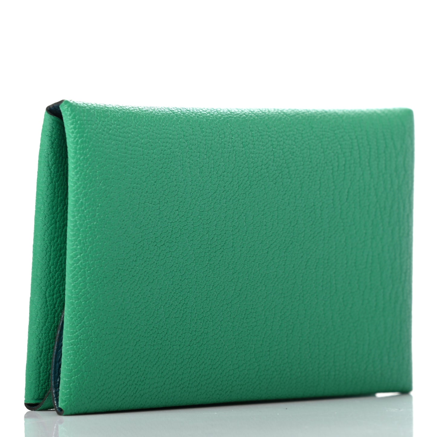 Chevre Mysore Calvi Duo Card Case Menthe Vert Bosphore