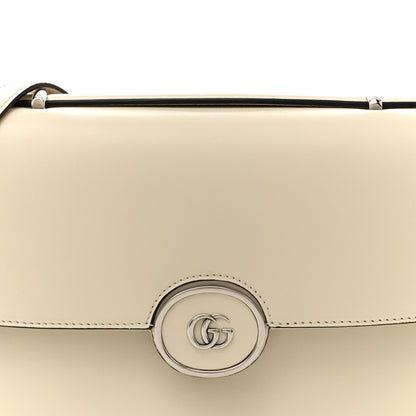 Gucci Senna Calfskin Petite GG Top Handle Shoulder Bag Mystic White 8 of 14