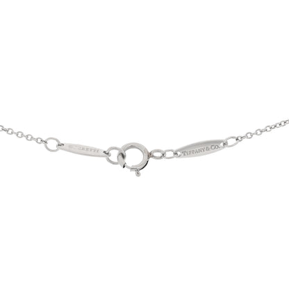 Tiffany Platinum Diamond .27ct Elsa Peretti Diamonds by the Yard Pendant Necklace 4 of 5