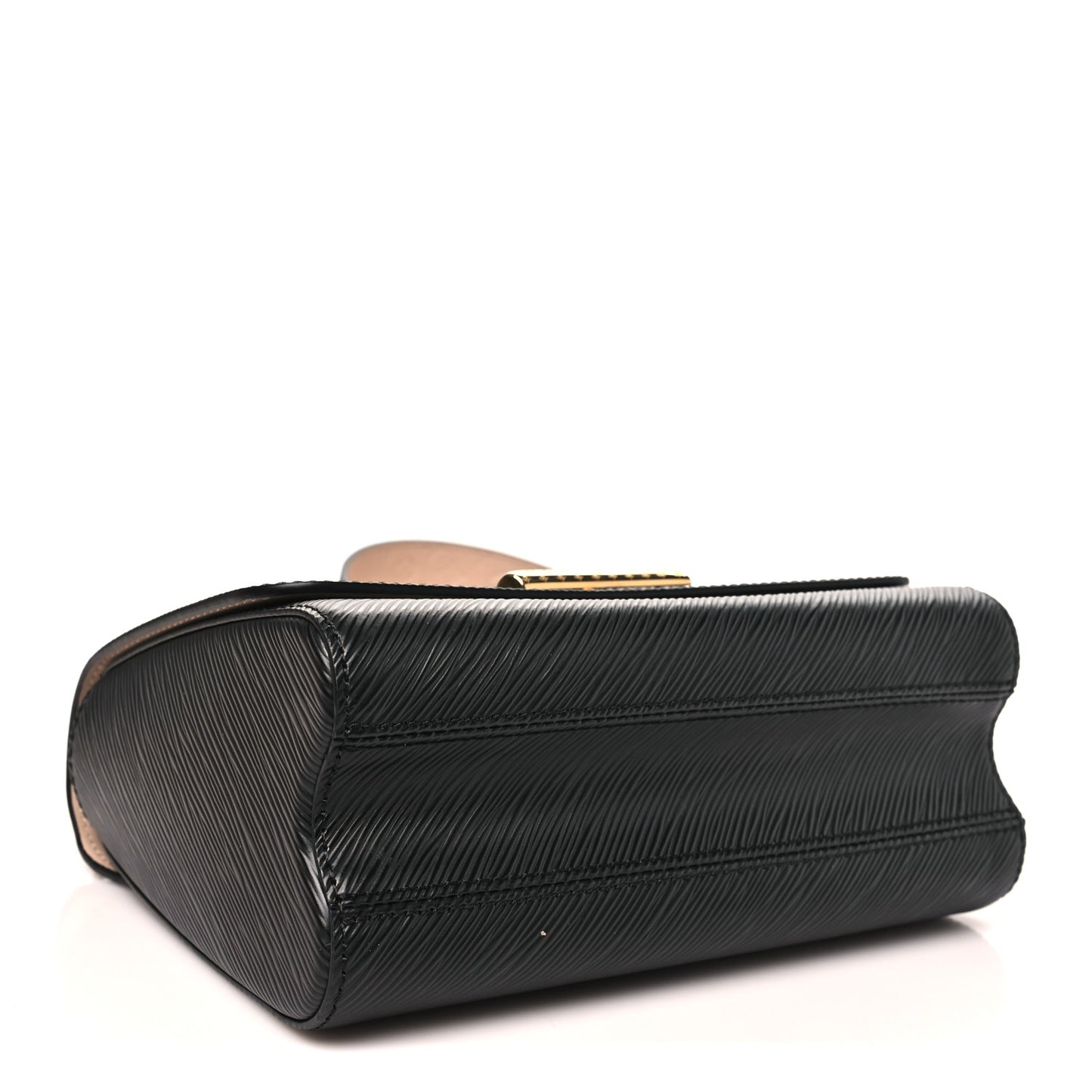 Epi Twist Top Handle Shoulder Bag MM Black