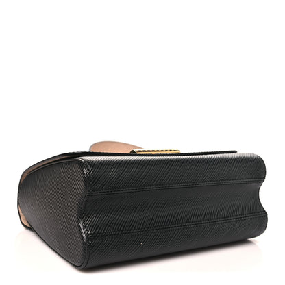 Louis Vuitton Epi Twist Top Handle Shoulder Bag MM Black 4 of 9