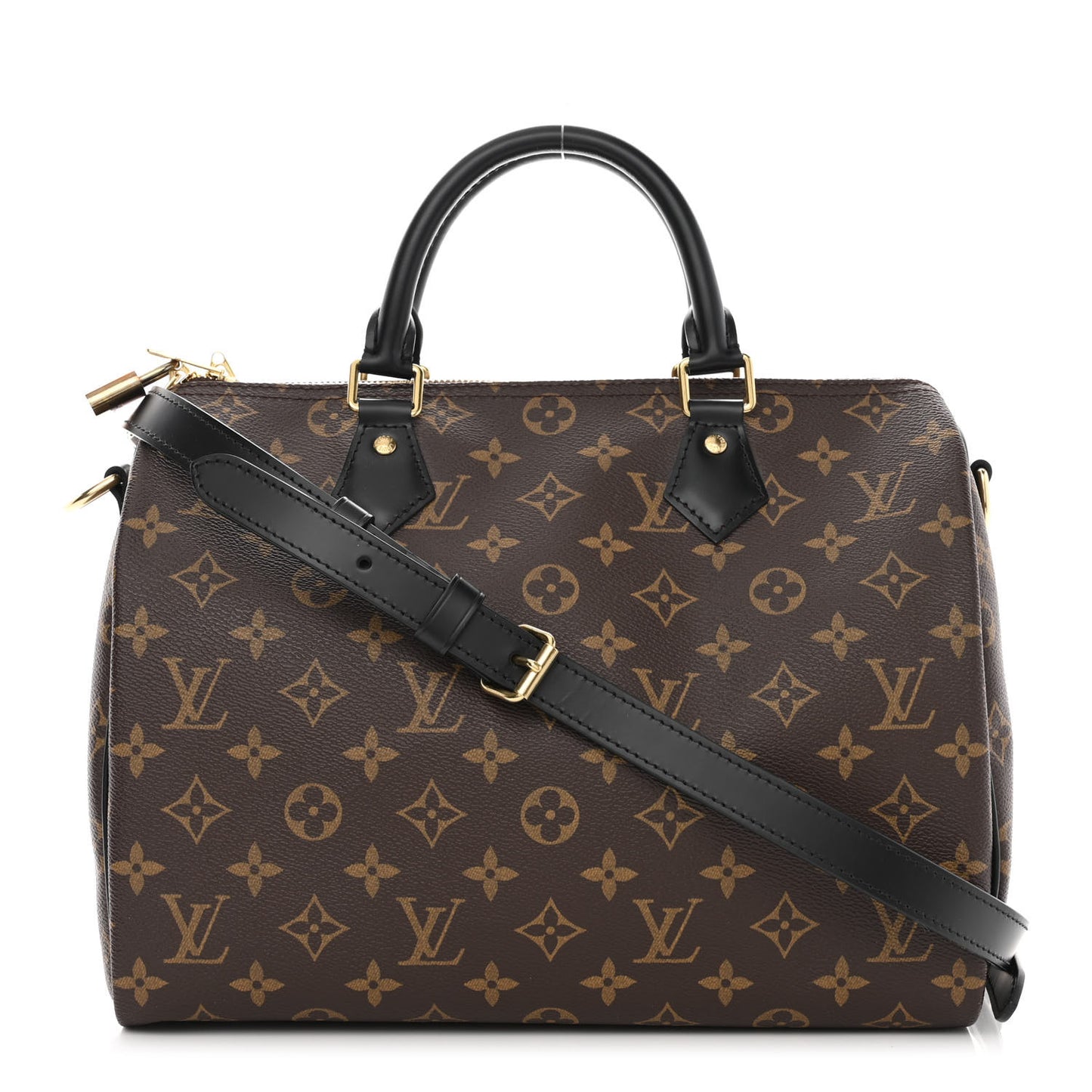 Monogram My World Tour Speedy Bandouliere 30 Black