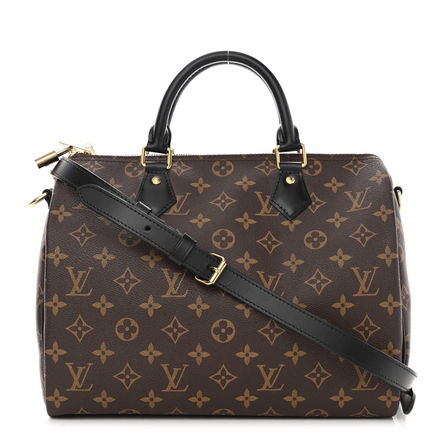 Louis Vuitton Monogram My World Tour Speedy Bandouliere 30 Black 1 of 12