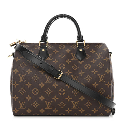 Louis Vuitton Monogram My World Tour Speedy Bandouliere 30 Black 1 of 12