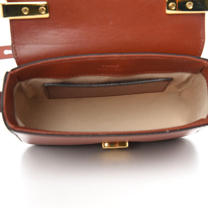 Chloe Shiny Calfskin Suede Mini C Bag Sepia Brown 5 of 10