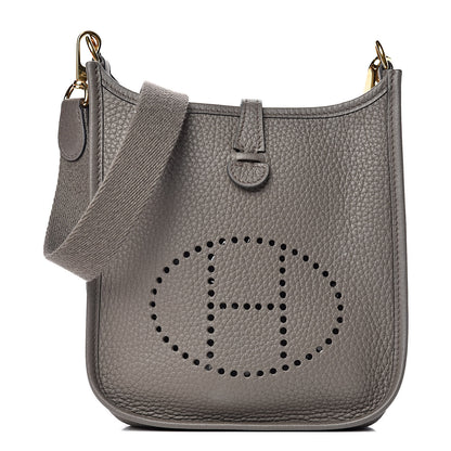 Hermes Taurillon Clemence Evelyne TPM Etain 1 of 12