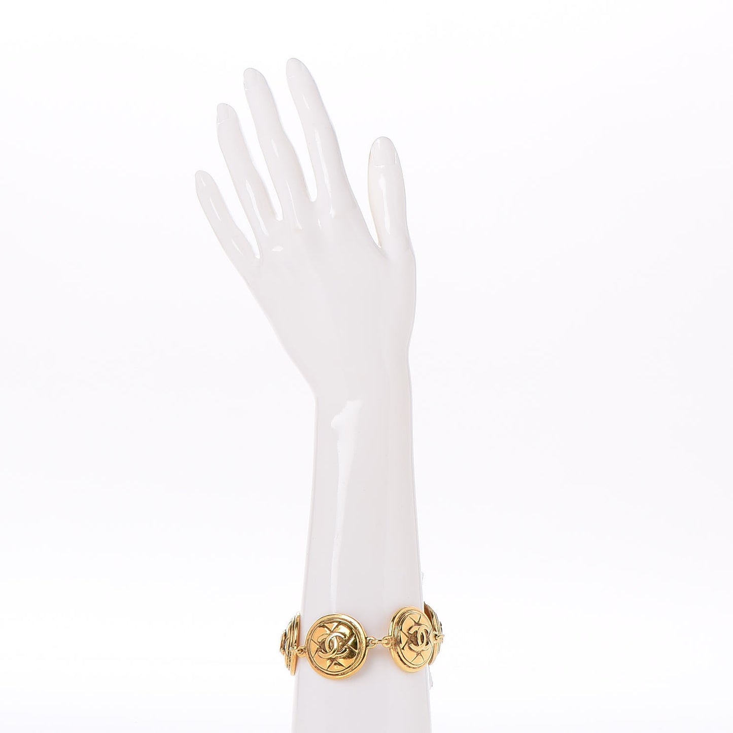 CC Medallion Bracelet Gold
