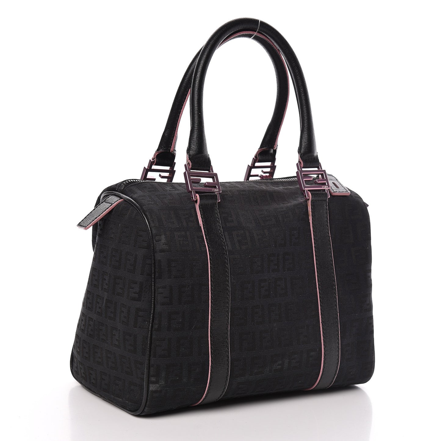 Zucchino Vitello Elite Enamel Small Forever Boston Black Rosa