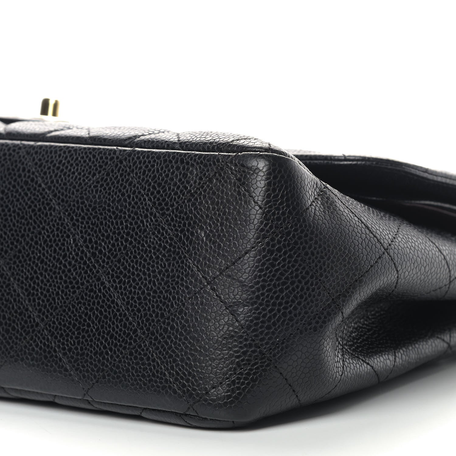 Chanel Caviar Quilted Jumbo Double Flap Black 6 of 13